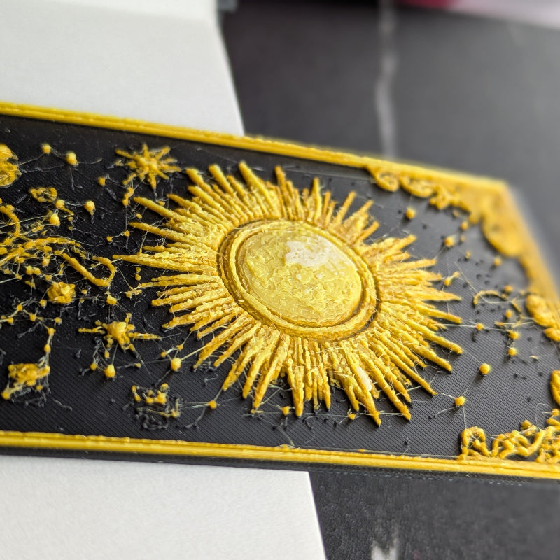 Gilded Sun & Moon Celestial Bookmark | Standard