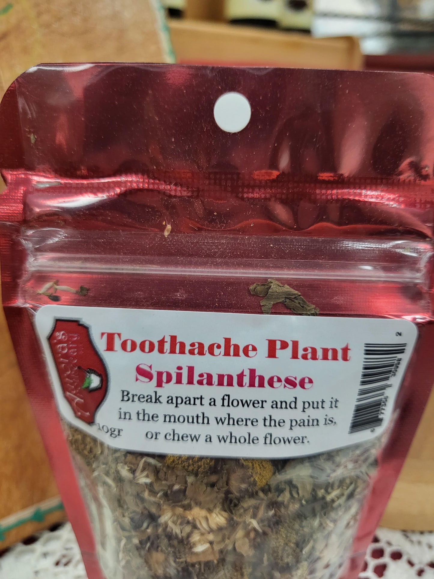 Spilanthese for toothache pain