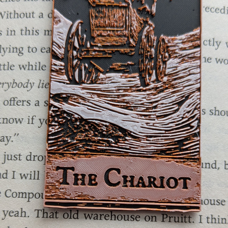 The Chariot Tarot Bookmark | Classic Edition