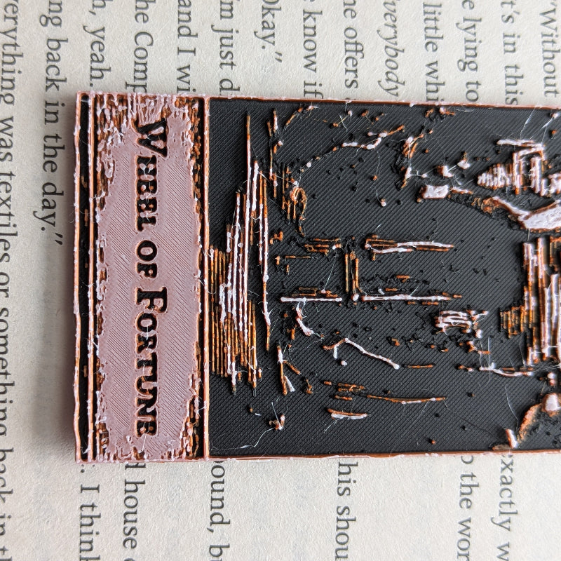 Wheel of Fortune Tarot Bookmark | Classic