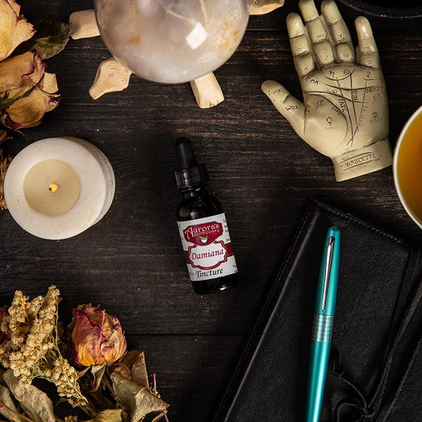 Damiana Tincture - Natural Aphrodisiac & Mood Enhancer | Herbal Libido  Support  Aurora's Apothecary
