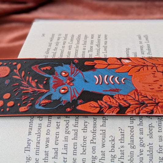 Autumn Familiar Illustrated Bookmark 2x6 Art Bookmark Reader Gift