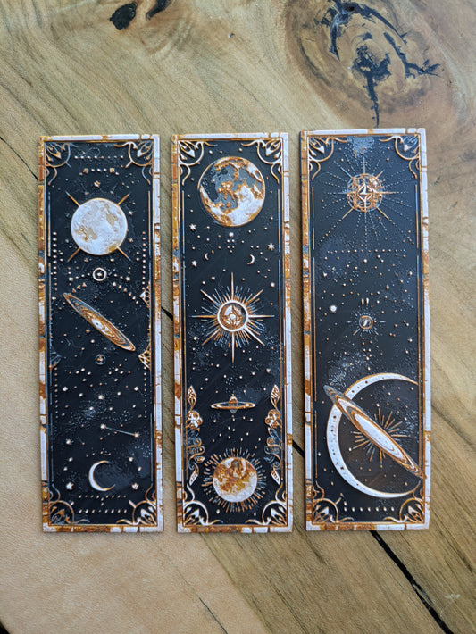 Celestial Bookmarks- Cosmic Designs