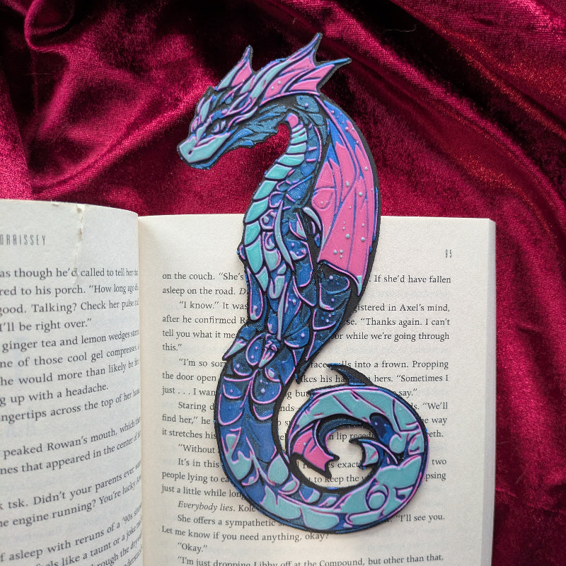 Celestial Dragon Bookmark | Acrylic Bookmark | Fantasy Reader Gift