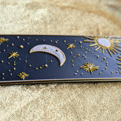 Celestial Night Navy Bookmark