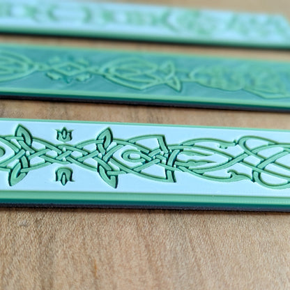 Celtic Harmony Textured Bookmark | Mint