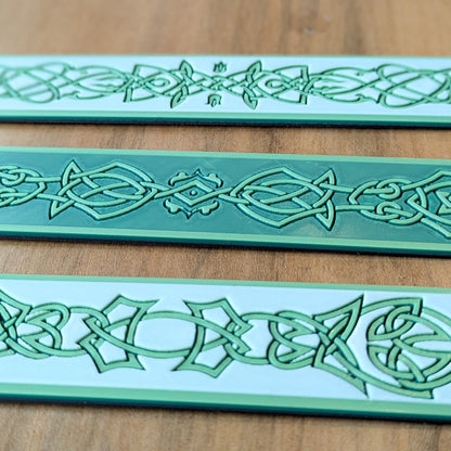Celtic Journey Textured Bookmark | Sage