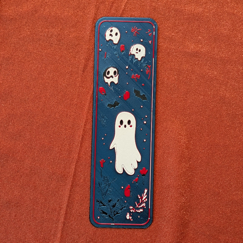 Floating Ghost Bookmark Blue 3D Printed Reader Marker