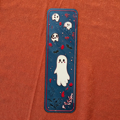Floating Ghost Bookmark Blue 3D Printed Reader Marker
