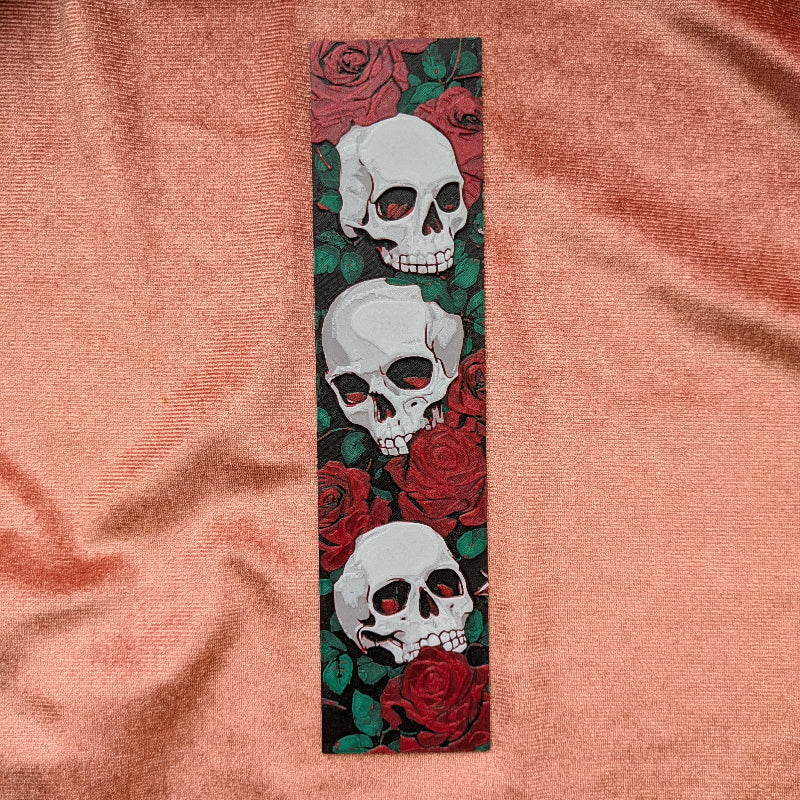 Rose & Skull Bookmark | Gothic Reader Gift