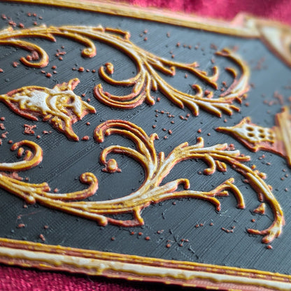 Gothic Vine Shield Bookmark | Reader Bookmark | Medieval Art