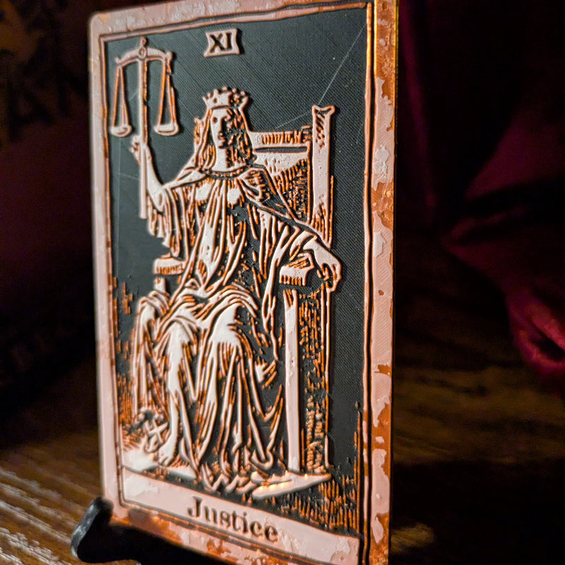 Justice Tarot Card Bookmark | Collector Edition