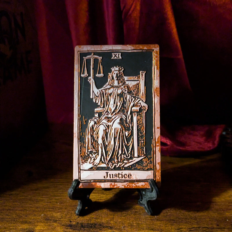 Justice Tarot Card Bookmark | Collector Edition