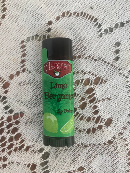 Lime Bergamot Lip Balm - Refreshing Citrus Fusion for Smooth Lips