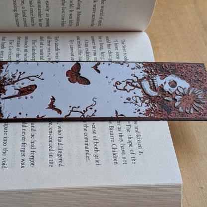 Memento Mori Skull Bookmark