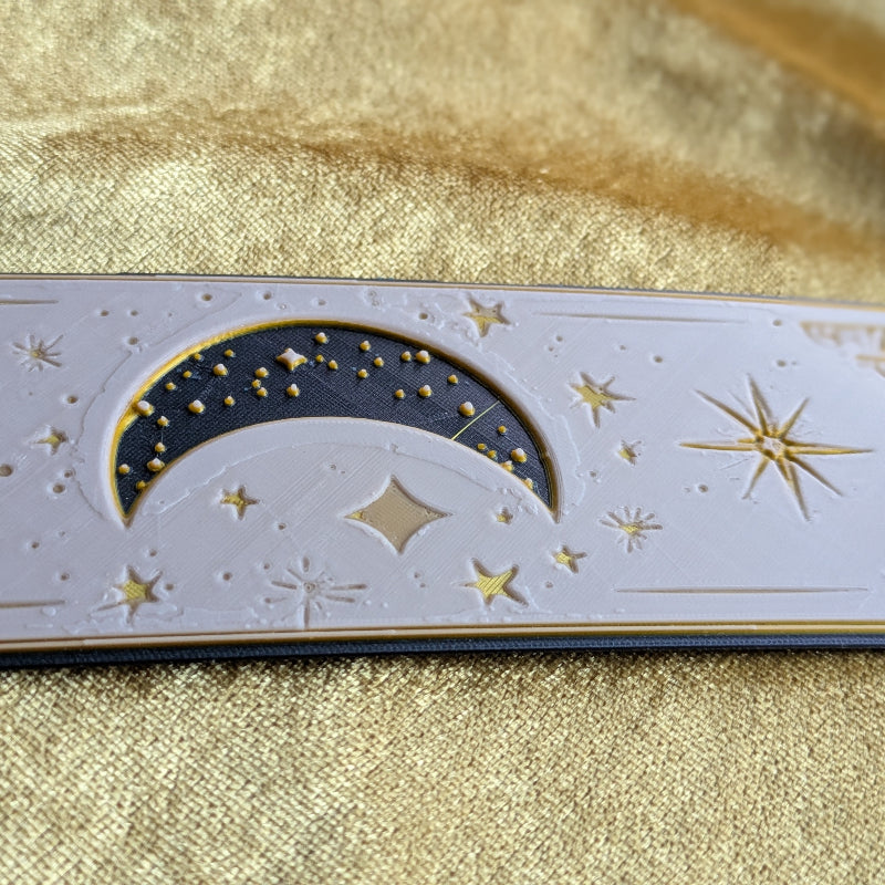 Moonlit Crescent Ivory Bookmark
