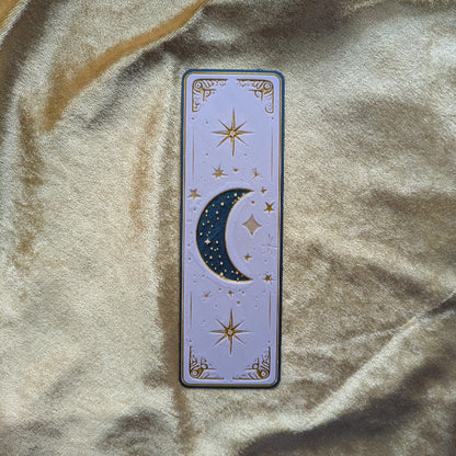 Moonlit Crescent Ivory Bookmark