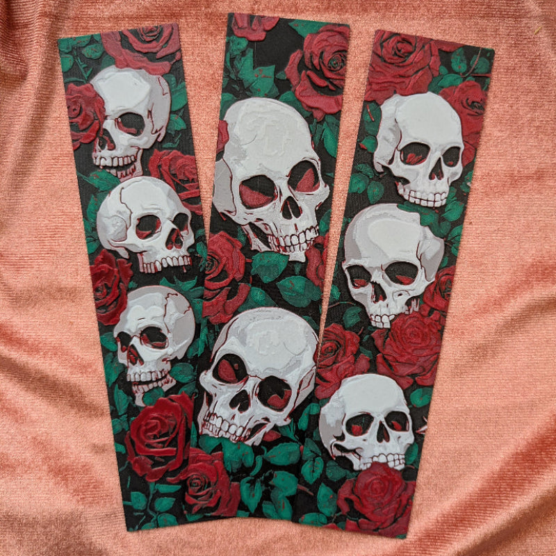 Rose & Skull Bookmark | Gothic Reader Gift