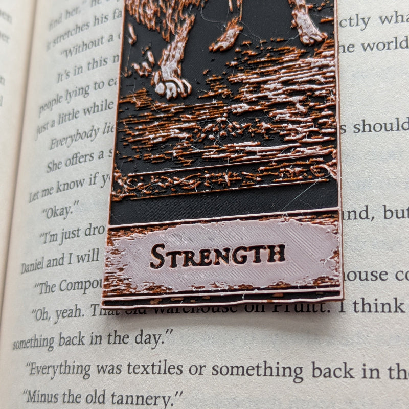 Strength Tarot Bookmark | Classic Edition