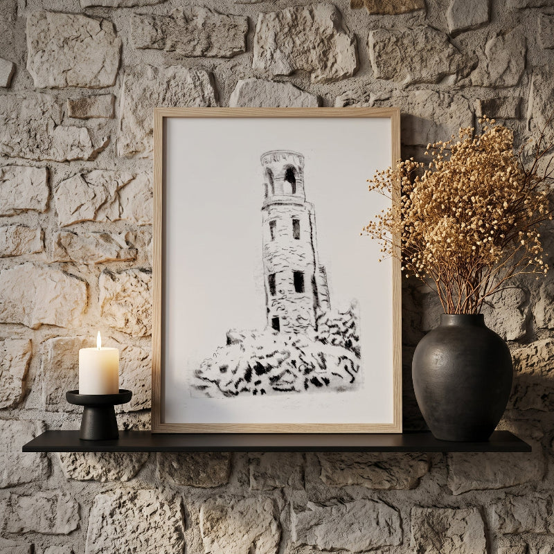 The Beacon Tower Archival Fine Art Print