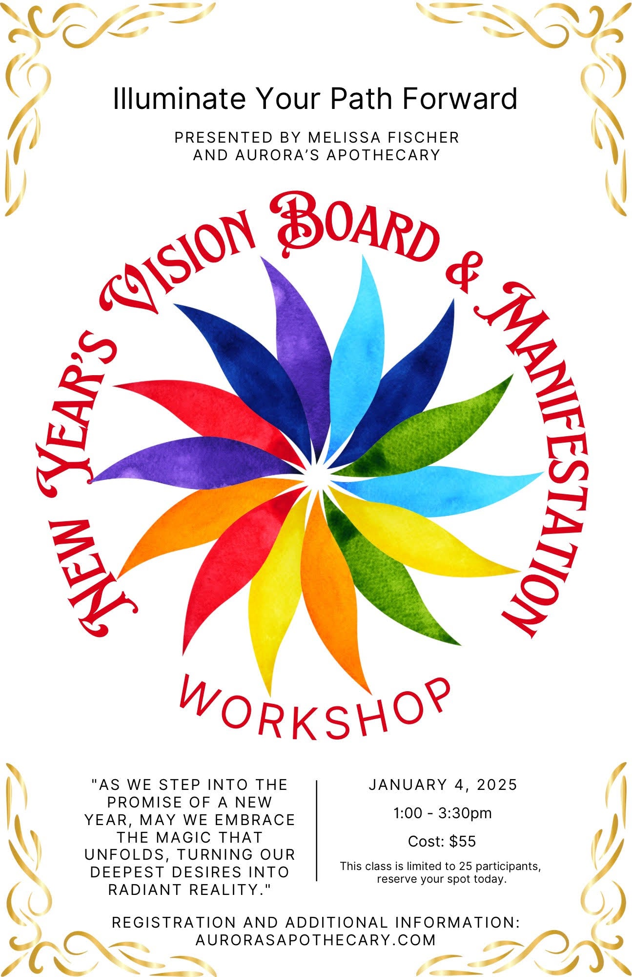 New Year’s Vision Board & Manifestation Workshop