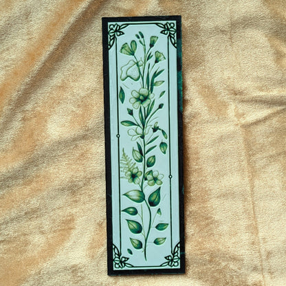 Wild Herb Botanical Bookmark 2x6 Art Nouveau